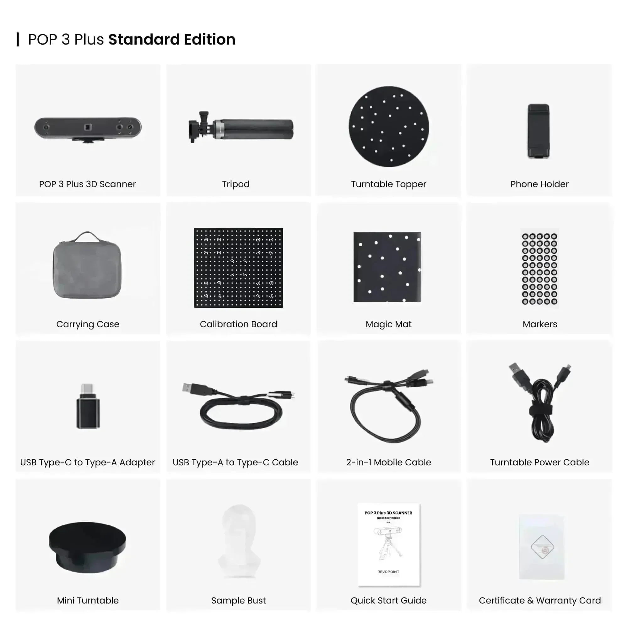 REVOPOINT POP 3 PLUS SCANNER 3D