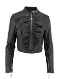 Relish Giubbino con collo Koreana con zip più gale Sabic RDP2305011011 black