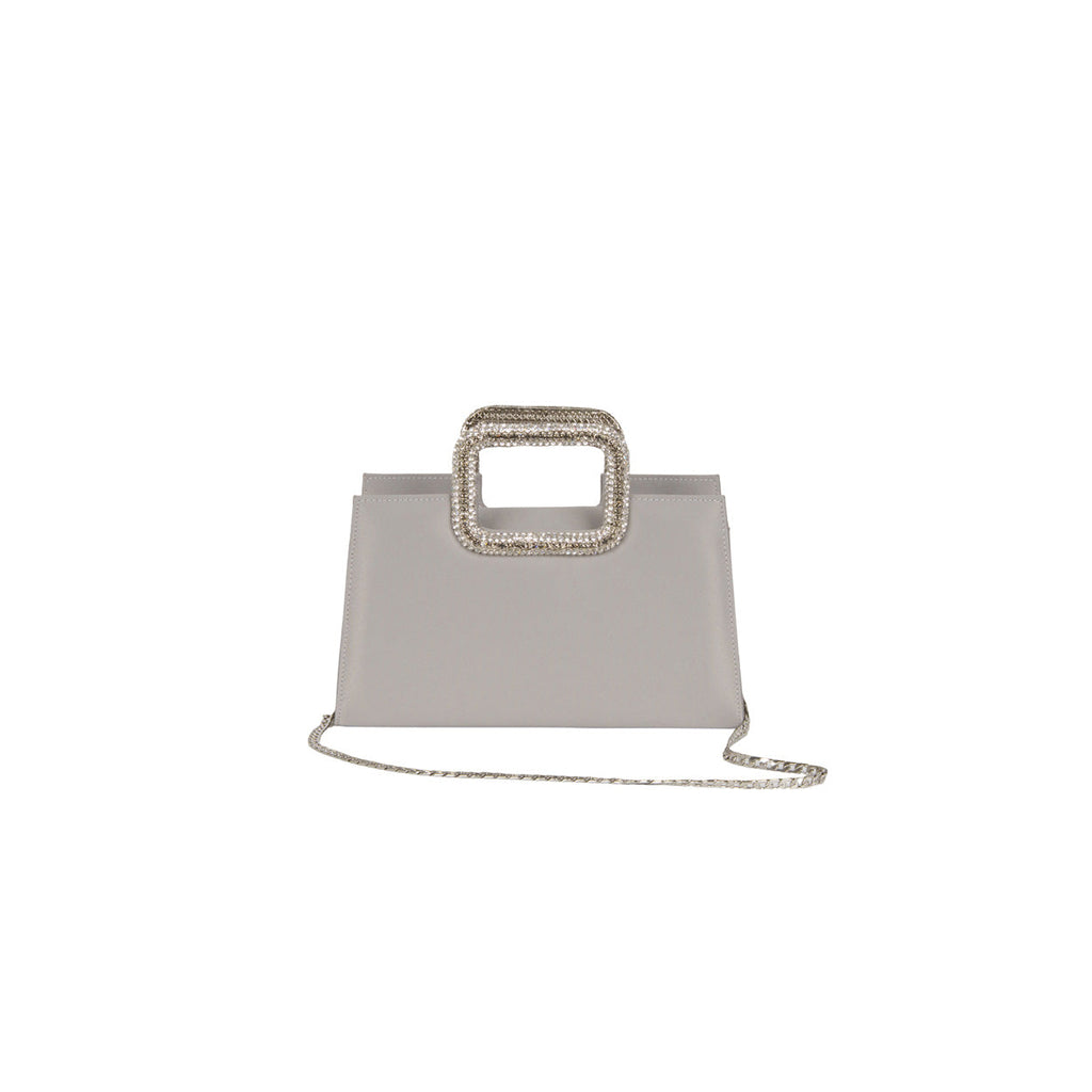 BORSA A MANO ARGENTO