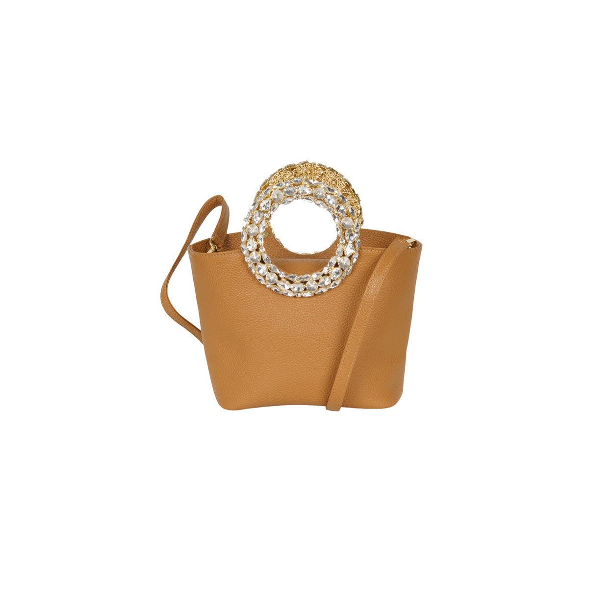 BORSA CIRCLE CUOIO