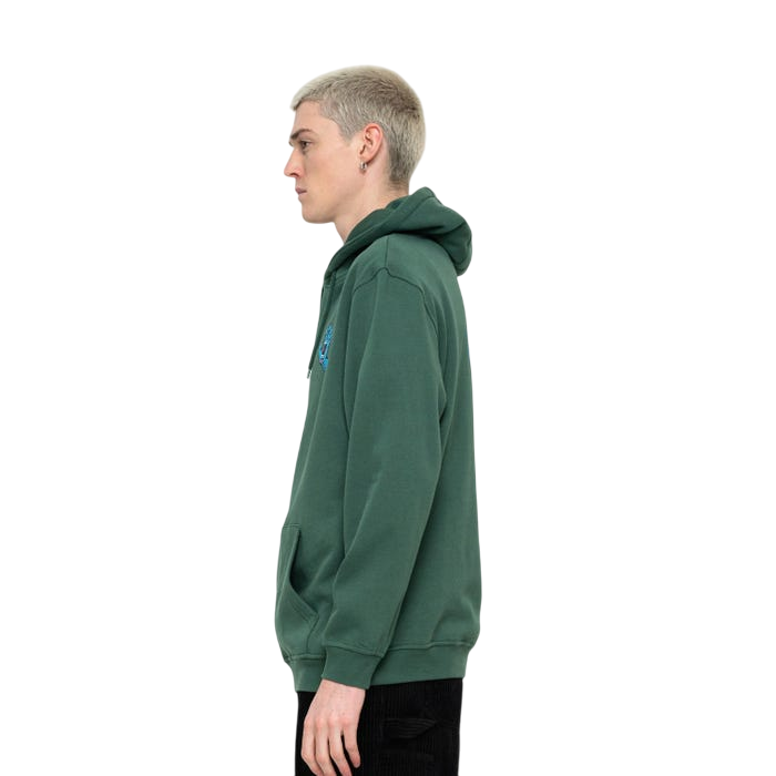 Santa Cruz Felpa con cappuccio e tasca a marsupio Screaming Hand Chest verde