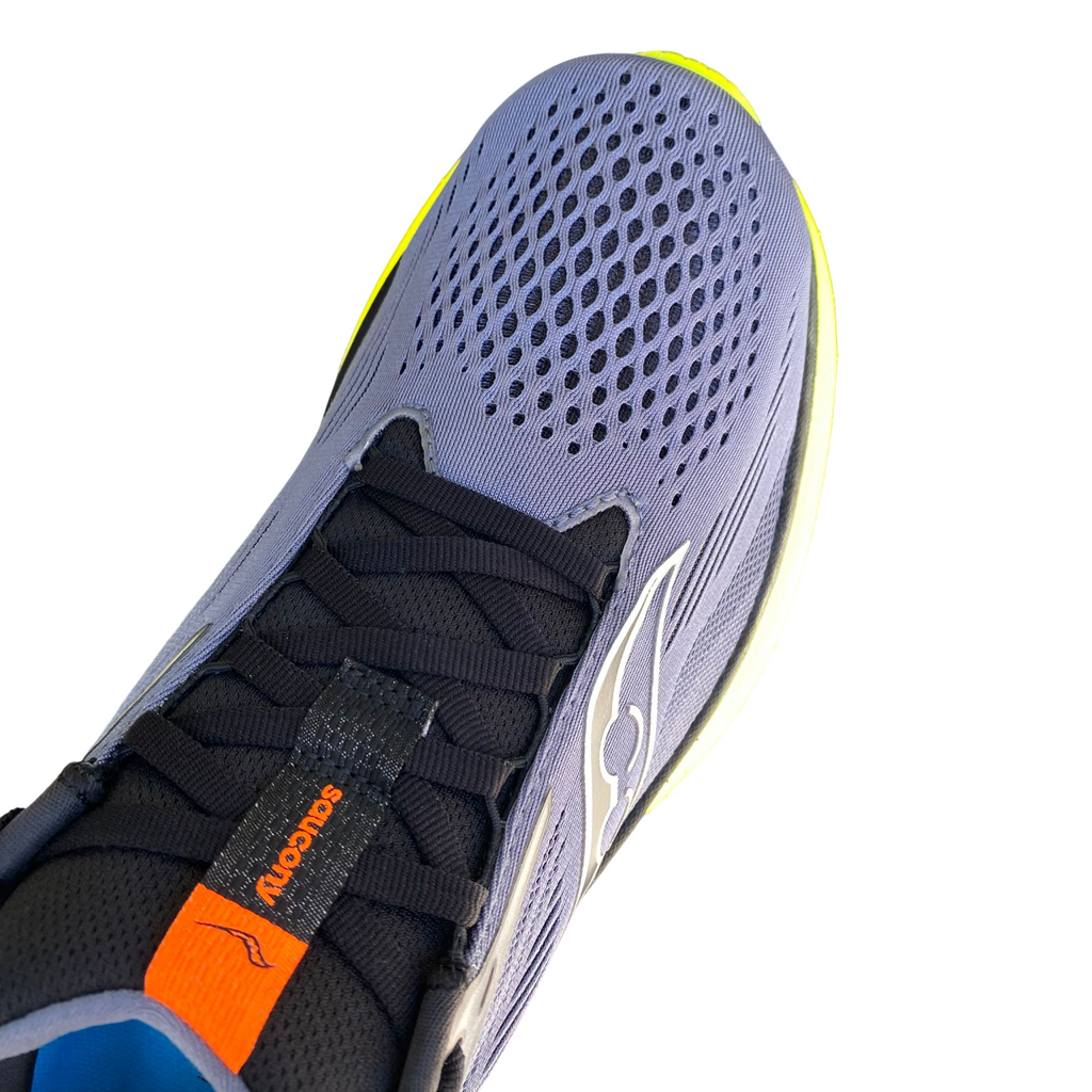 Saucony Ride 18 Scarpe Running Uomo Grigio Giallo - S21000-99