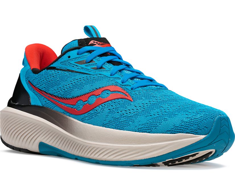 Saucony Echelon 9 195018401939 Scarpe Running Ammortizzazione Massima Uomo Ocean Redrock Blue