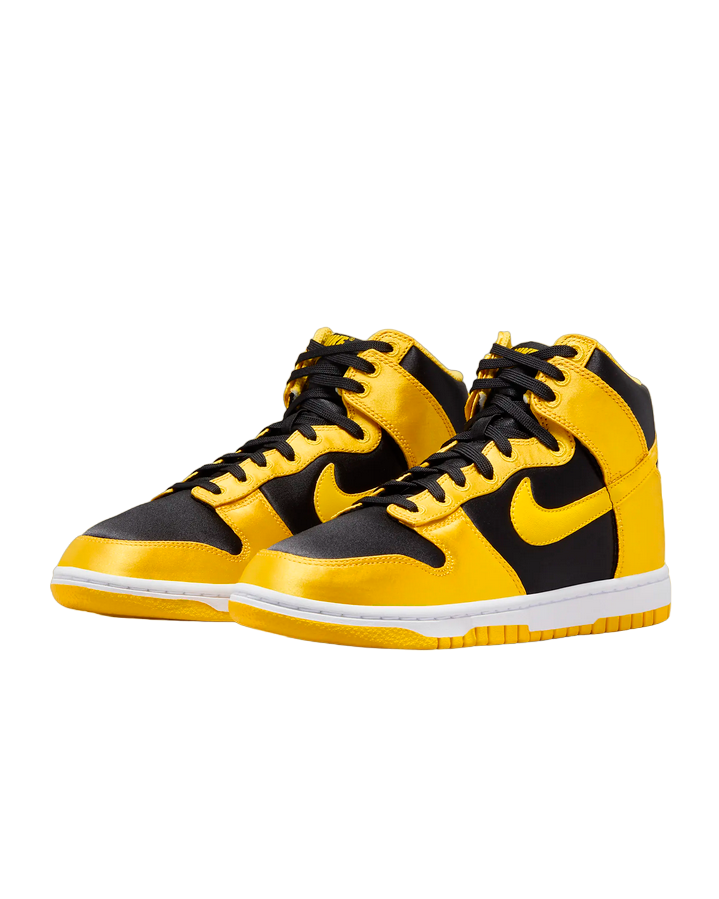 Nike Dunk High FN4216-001 Sneakers Donna Nero Bianco Giallo Mais
