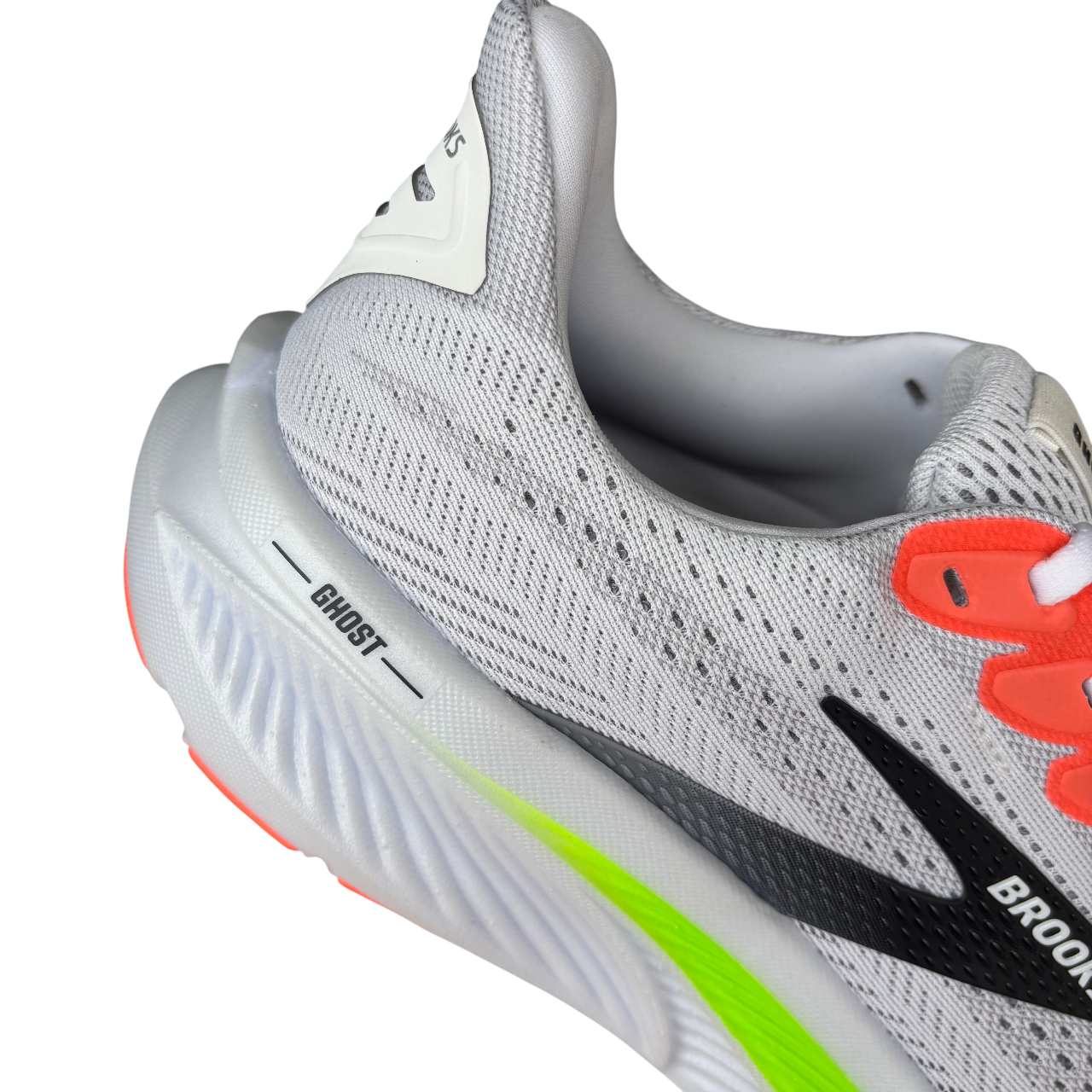 Brooks Scarpe Running Uomo Bianco Rosa Verde Ghost 17 - 110442 1D112