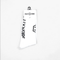 Dolly Noire Socks Woven Frontal Hexagon sk048-ka-02 white