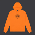 Dolly Noire Felpa con cappuccio Logo Hoddie SW186-SA-06 orange