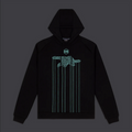 Dolly Noire Felpa con cappuccio Control Hoodie sw422-sc-01 nero