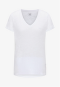 Lee T-shirt da donna con scollo a V Neck Tee L41JENLJ bright white