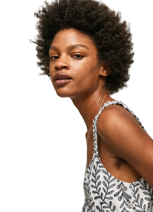 Pepe Jeans Canotta casual da donna con stampa floreale Paiton PL304480 0AA multi
