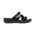 Crocs sandalo da donna Boca Sequin Strappy Wedge W 207645-BLK nero