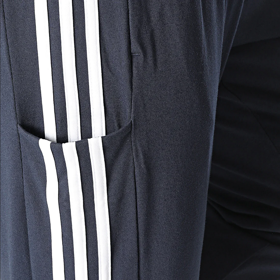 Adidas Pantalone sportivo da uomo in jersey 3 Strisce IC0045 legion ink