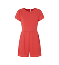 Pepe Jeans Tuta corta casual da donna in tessuto crepe Pernella PL230442 217 rosso