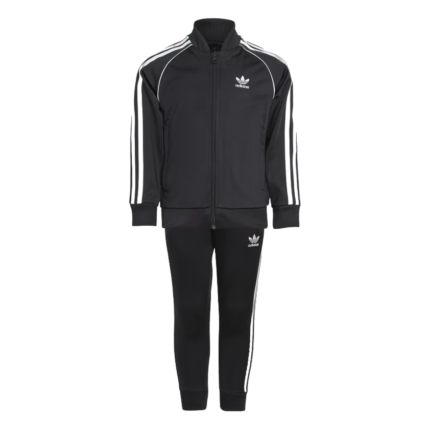 Adidas Originals Tuta da ginnastica da bambino Track Suit Adicolor Sst H25260 nero-bianco