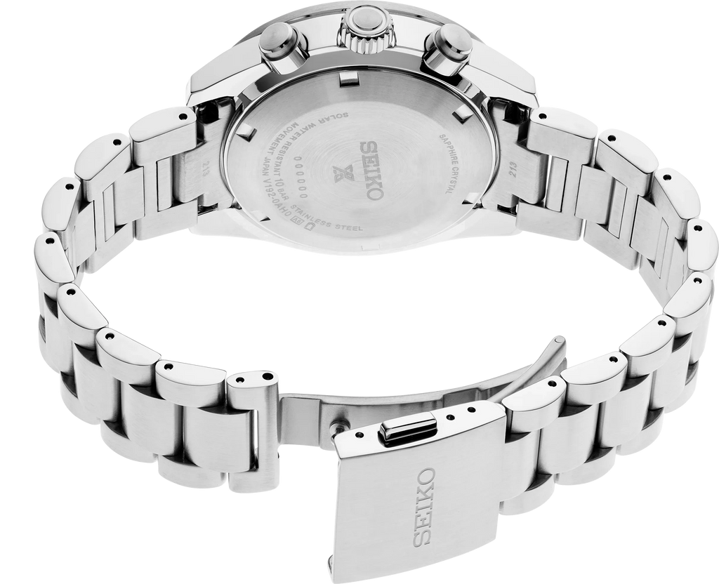 Seiko Prospex Speedtimer Solar Chronograph – Movimento Quarzo Solare, Swiss Made, Blu Scuro, 41,4mm – Cod. SSC913P1