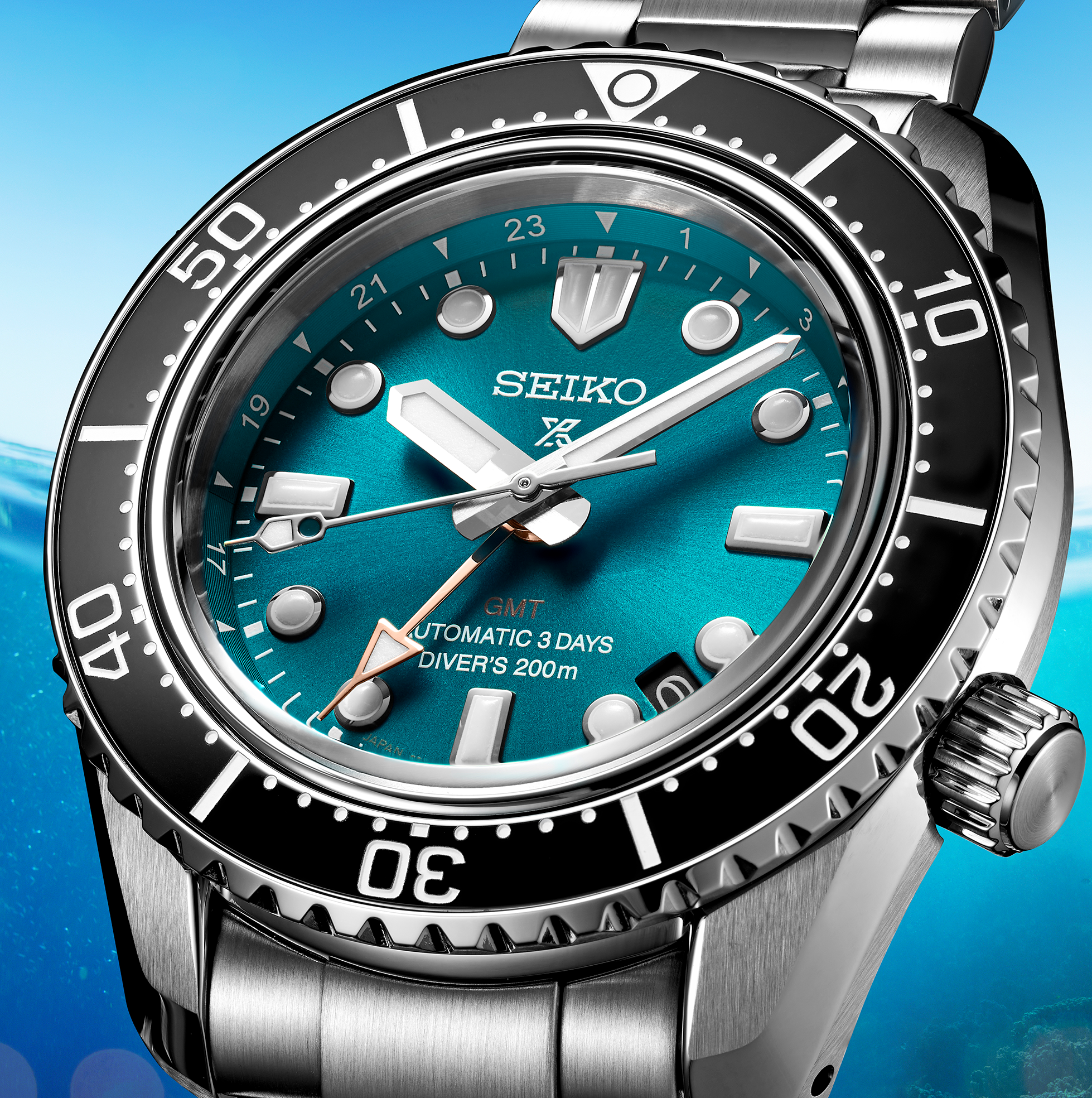 Seiko SPB475 – Automatico Diver GMT – Quadrante Blue-Green – Cassa 42 mm – Codice SPB475