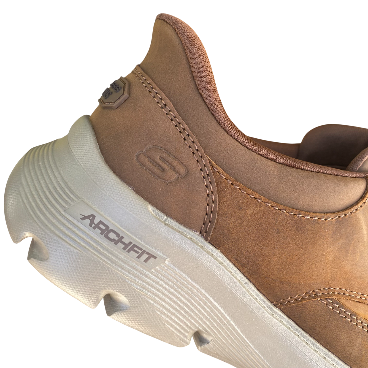 Skechers Scarpe Uomo Arch Fit Garza Slip-ins Marroni 205517/CDB