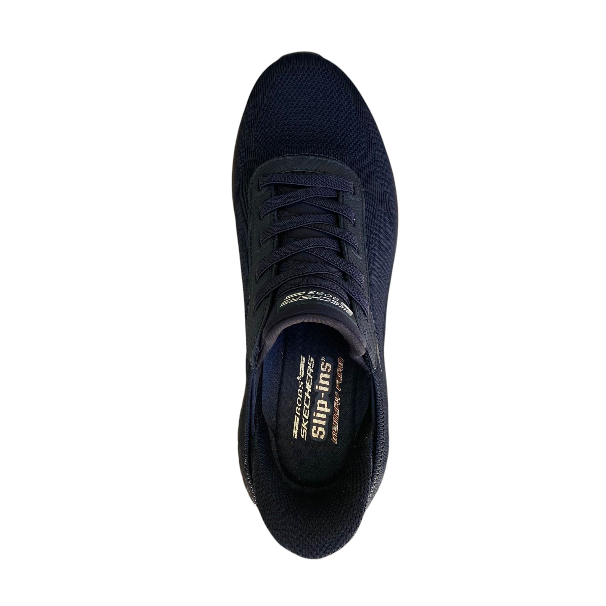 Skechers scarpa uomo Slip-ins BOBS Sport Squad Chaos Solid Step 118312/DKNK blu scuro