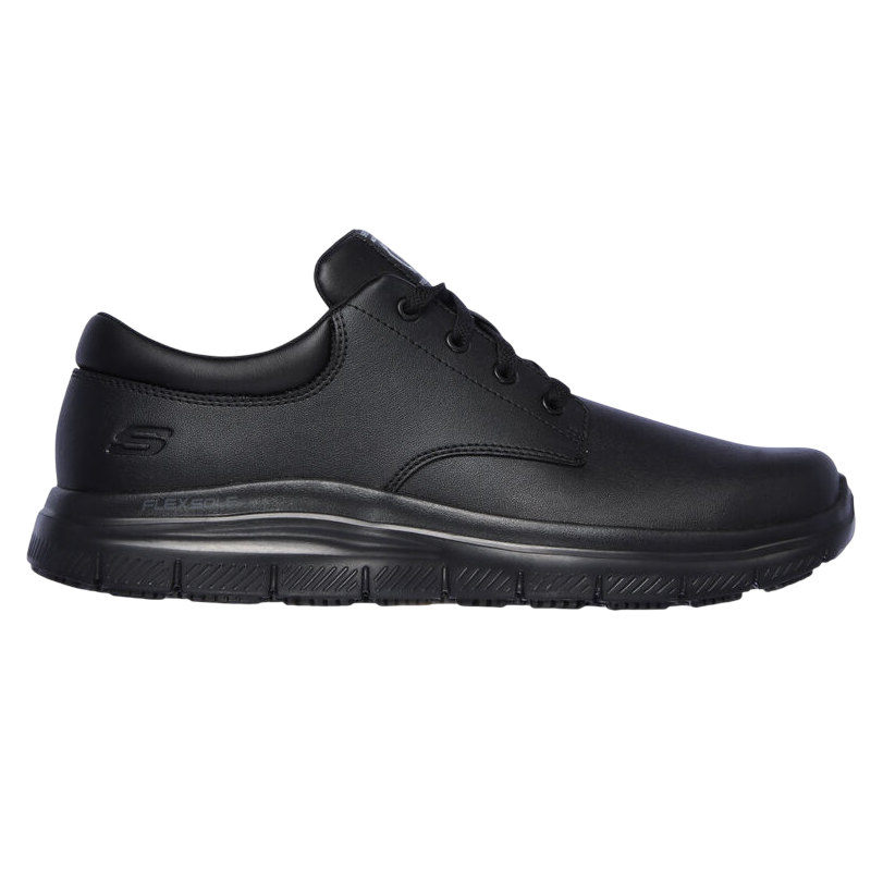 Skechers Scarpe Lavoro Uomo Work Flex Advantage SR Fourche Nero - 77513EC