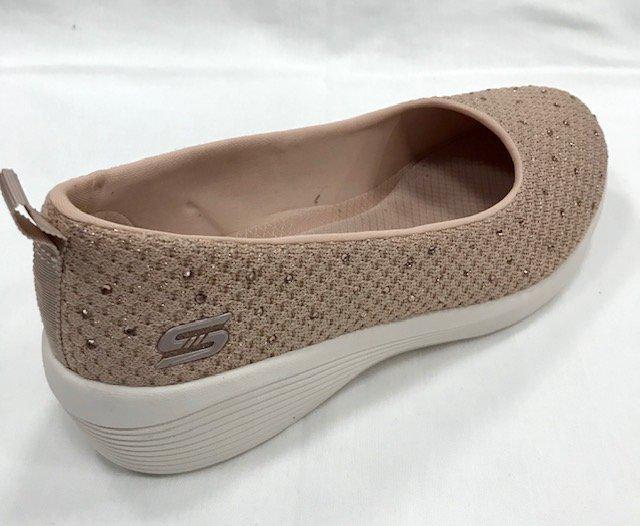 Skechers Ballerina Donna Arya Sweet Glitz 104005-ROS Rosa Antico