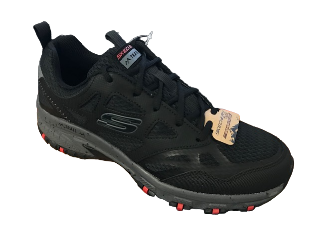 Skechers Scarpe Trail Uomo Hillcrest 237265-BKCC Nero Carbone Memory Foam