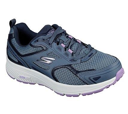 Skechers Go Run Consistent 128075 BLPR Scarpe Running Donna Blu Viola - Mesh Traspirante