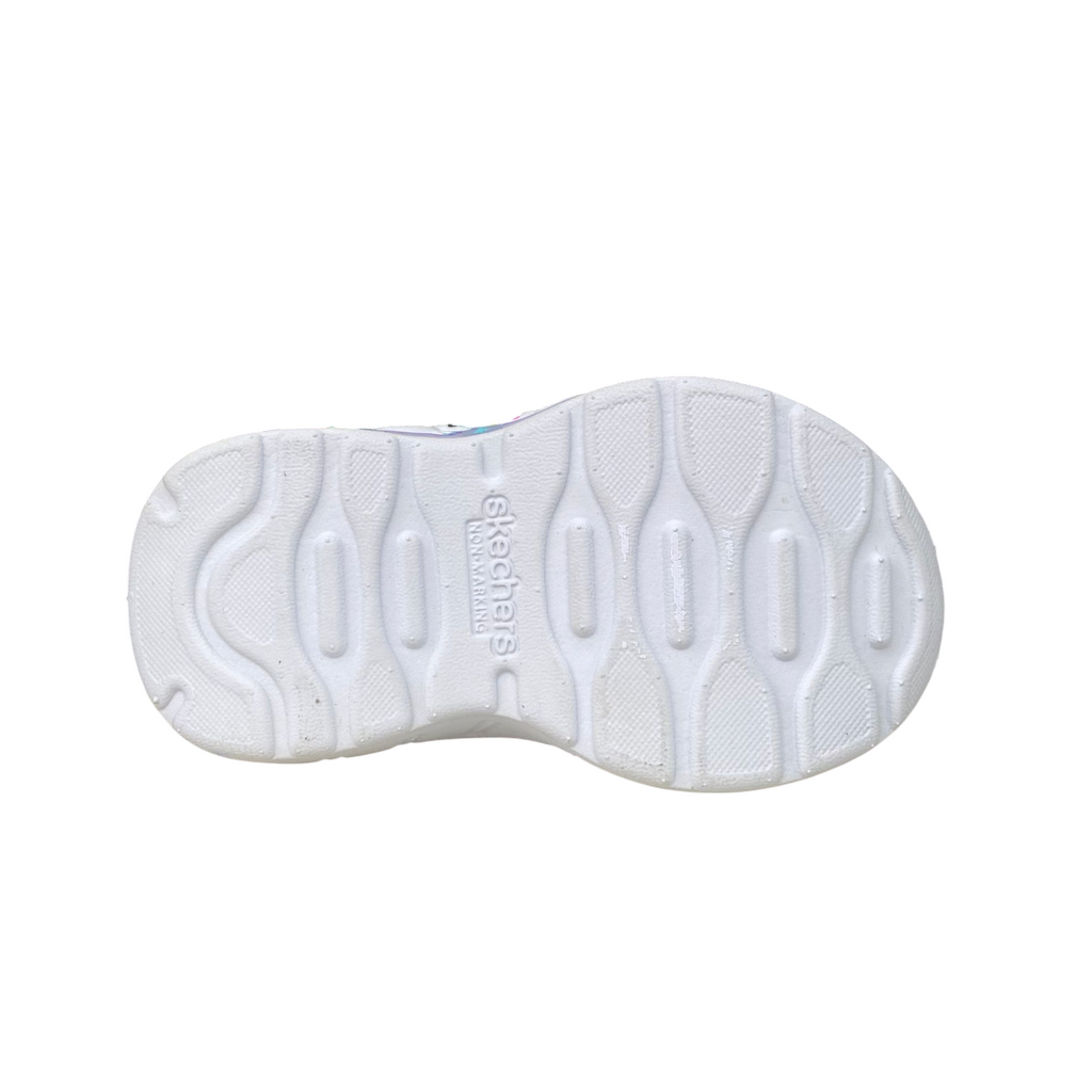 Skechers scarpa da ginnastica da bambina con laccio elastico e velcro Play Scene Fun Squad 303158N/PKMT rosa