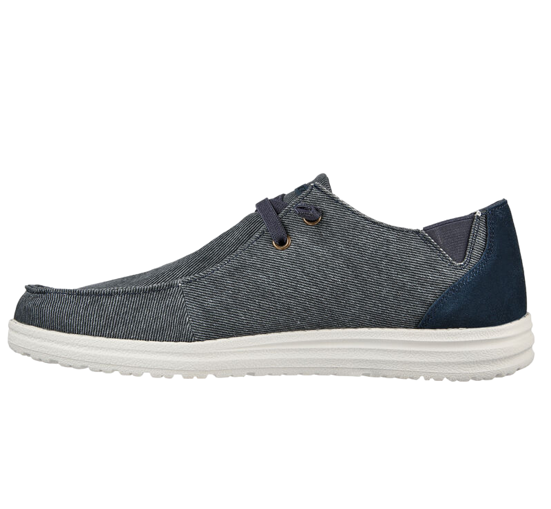 Skechers Melson Raymon Mocassino Slip-On Uomo Blu - 66387/BLU