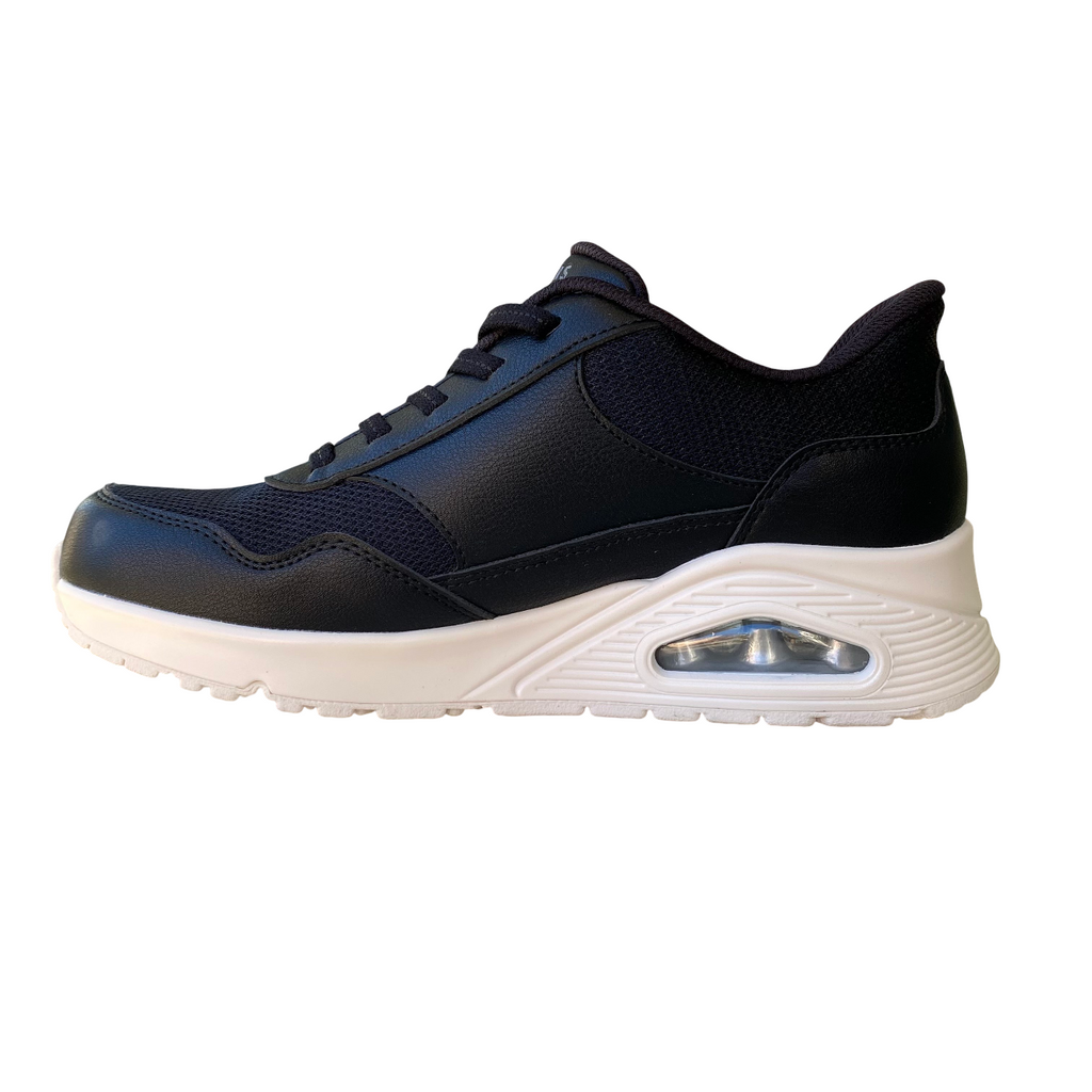 Skechers scarpa sneakers da donna Slip-ins Uno Banksia 177117/BLK nero