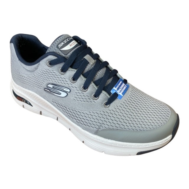 Skechers Arch Fit 232040 - Scarpe Walking Uomo Grigio Blu Supporto Plantare