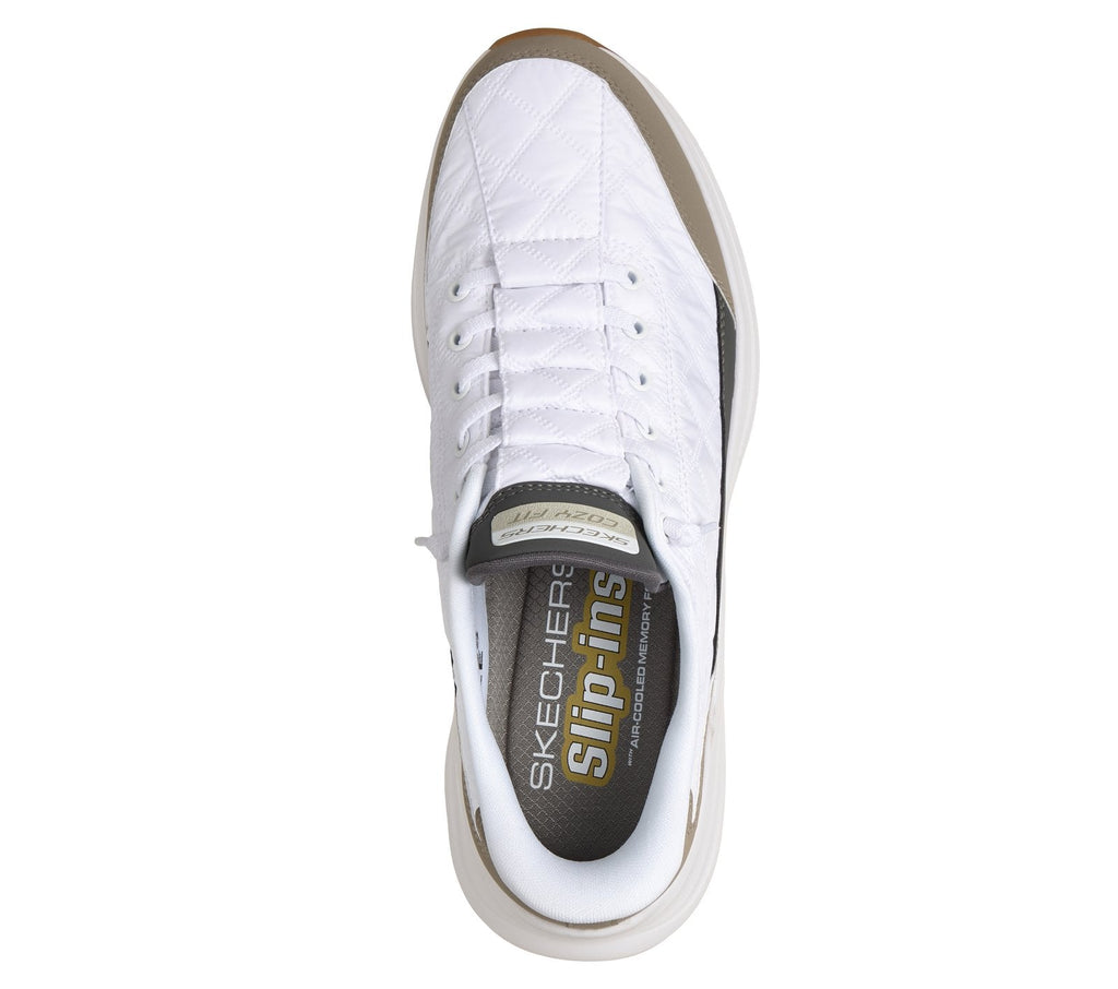 Skechers Slip-ins Contour Foam 232619-WTP Bianco Talpa Uomo