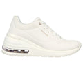 Skechers Million Air Elevated Air 155401/WHT - Sneaker Zeppa Donna