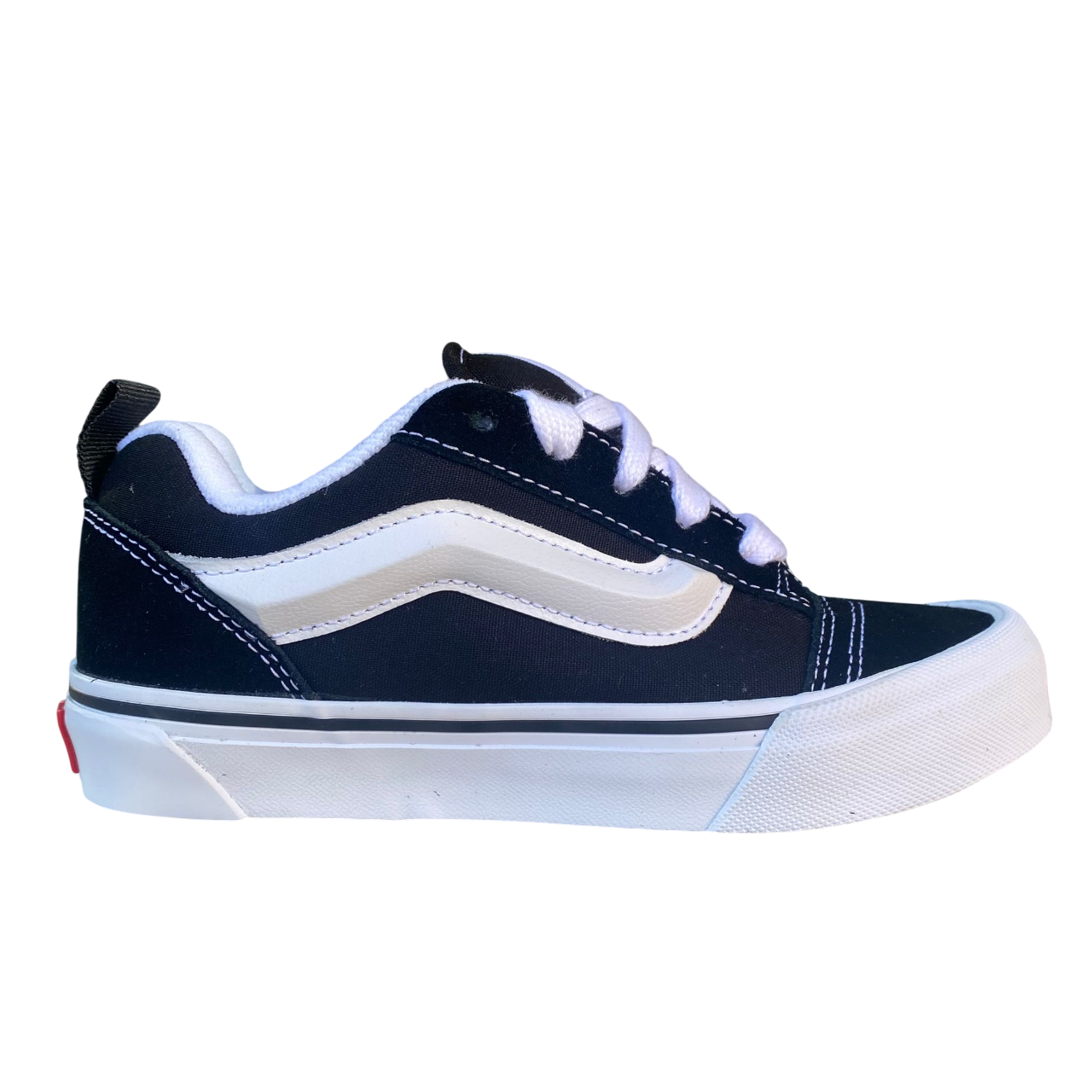 Vans Knu Skool VN000CYU6BT1 Nero Bianco Sneakers Junior