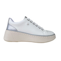 Geox Sneakers Lifestyle Donna Bianco Argento - D55YHA-054AJ-C0007