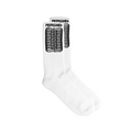 Propaganda calzino unisex con Logo Ribs 25SSPRAC434 bianco. Taglia Unica