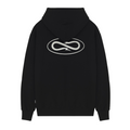 Propaganda felpa con cappuccio e cerniera intera da uomo Logo Atom 25SSPRFE307 nero