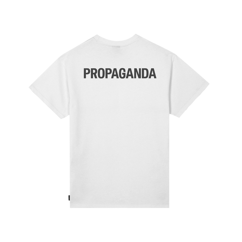 Propaganda maglietta manica corta da uomo Logo Classic 25SSPRTS813 bianco