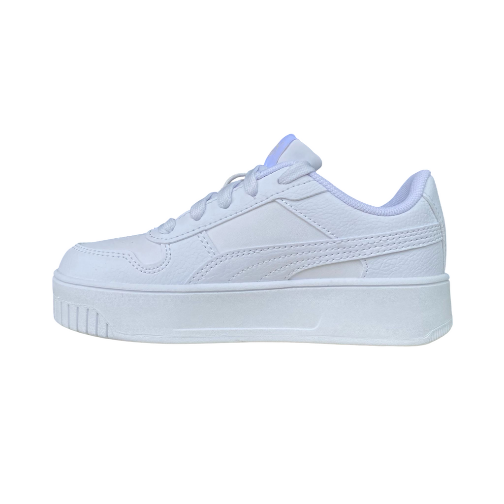 Puma scarpa sneakers junior Carina Street 3983846-01 bianco-oro