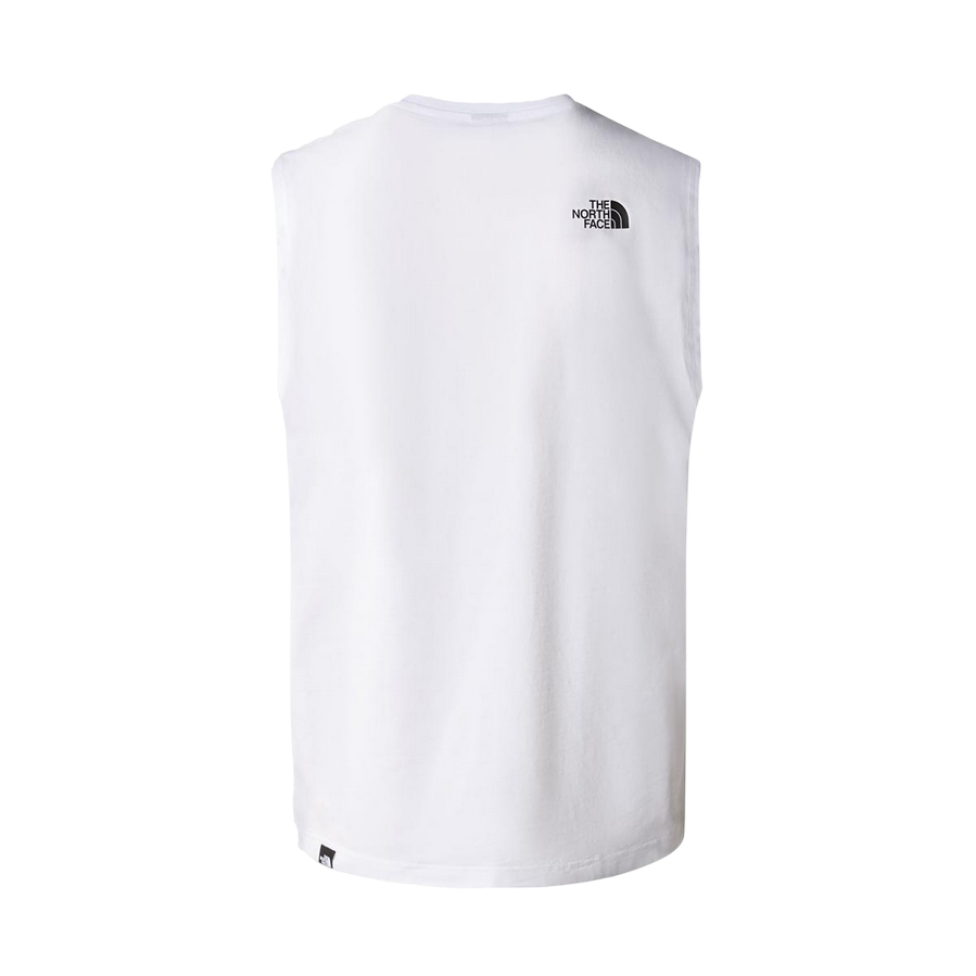 The North Face canotta da uomo Simple Dome NF0A87R3FN4 bianco