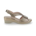 Stonefly Sandalo Donna Zeppa Oro Nappa Strass Blusoft - Vanity III 220860 Z00