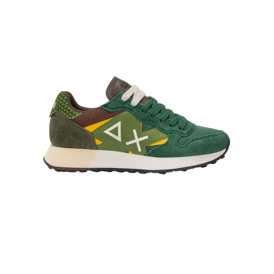 Sun68 – Sneaker Uomo Jaki Winter Volpe Z45117 93 | Comfort Invernale, Nylon e Suede Resistente, Stile Running con Dettaglio Grafico