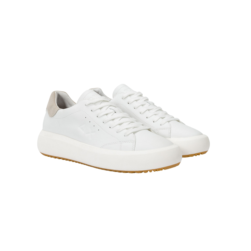 Sun68 Big Boy Z44144 01 Sneakers Uomo Pelle Bianco
