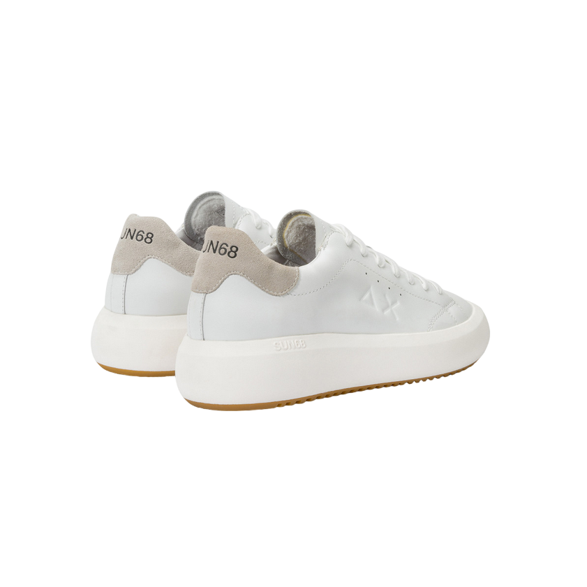 Sun68 Big Boy Z44144 01 Sneakers Uomo Pelle Bianco