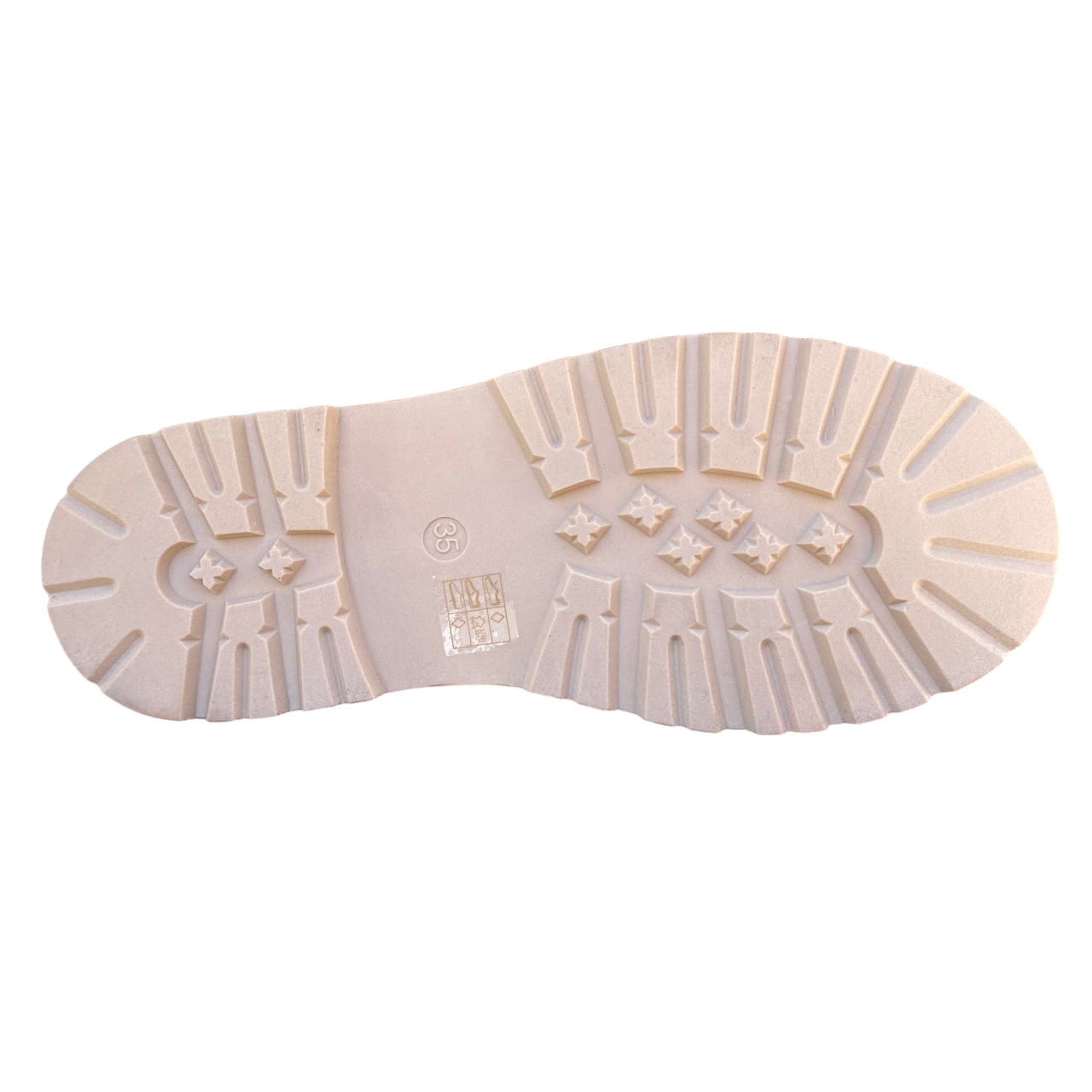 Cult Stivaletto Anfibi Bambina T-388B 3134 Beige 7 Fori Borchie