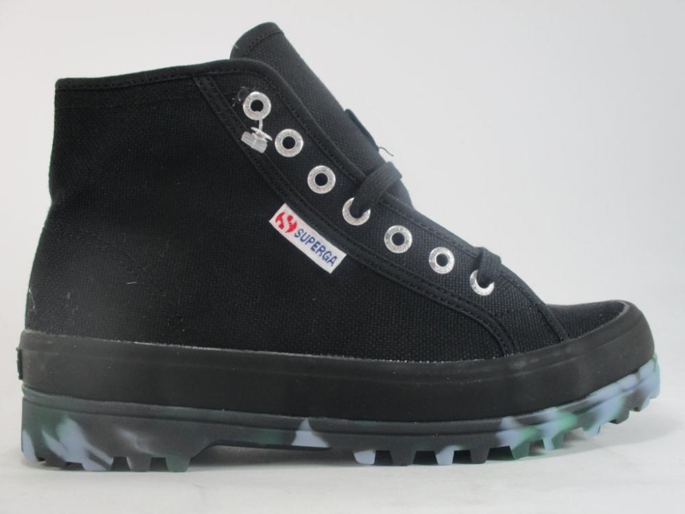 Superga 2341 Alpina Marblegum Lifestyle Sneakers Donna Nera - S111T1W