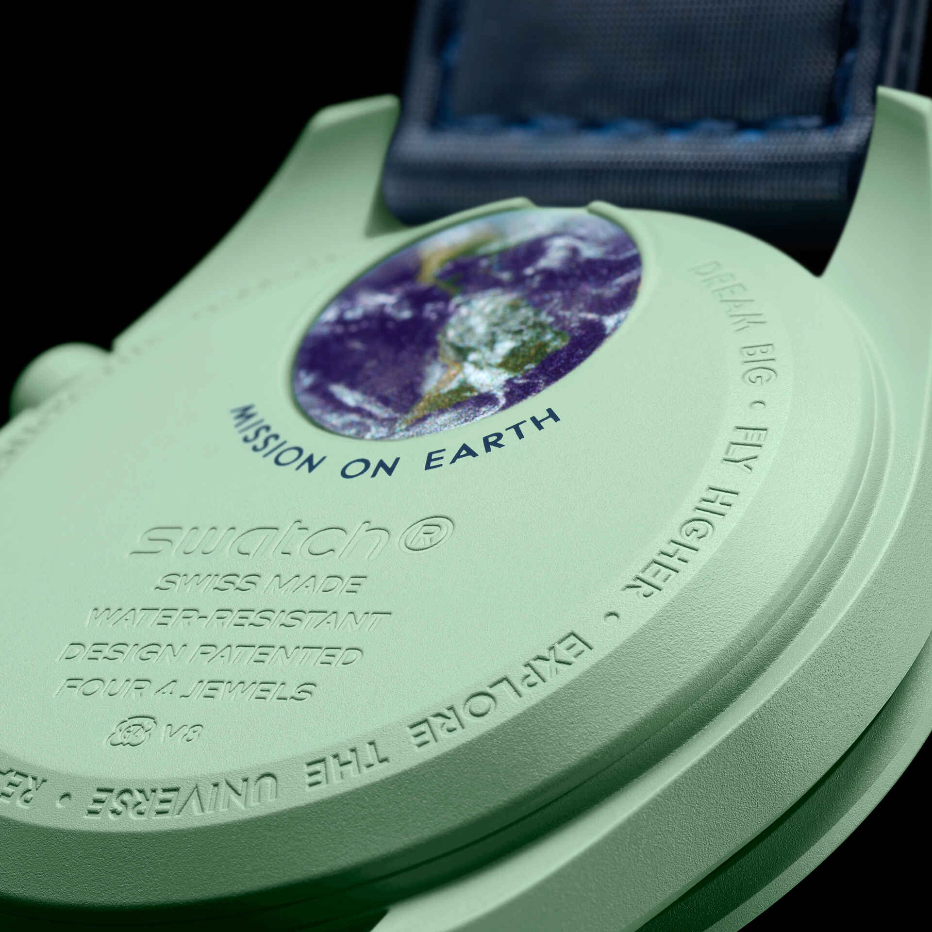 Swatch x Omega MoonSwatch Mission on Earth – Movimento Quarzo, Blu, 42mm – Cod. SO33G100