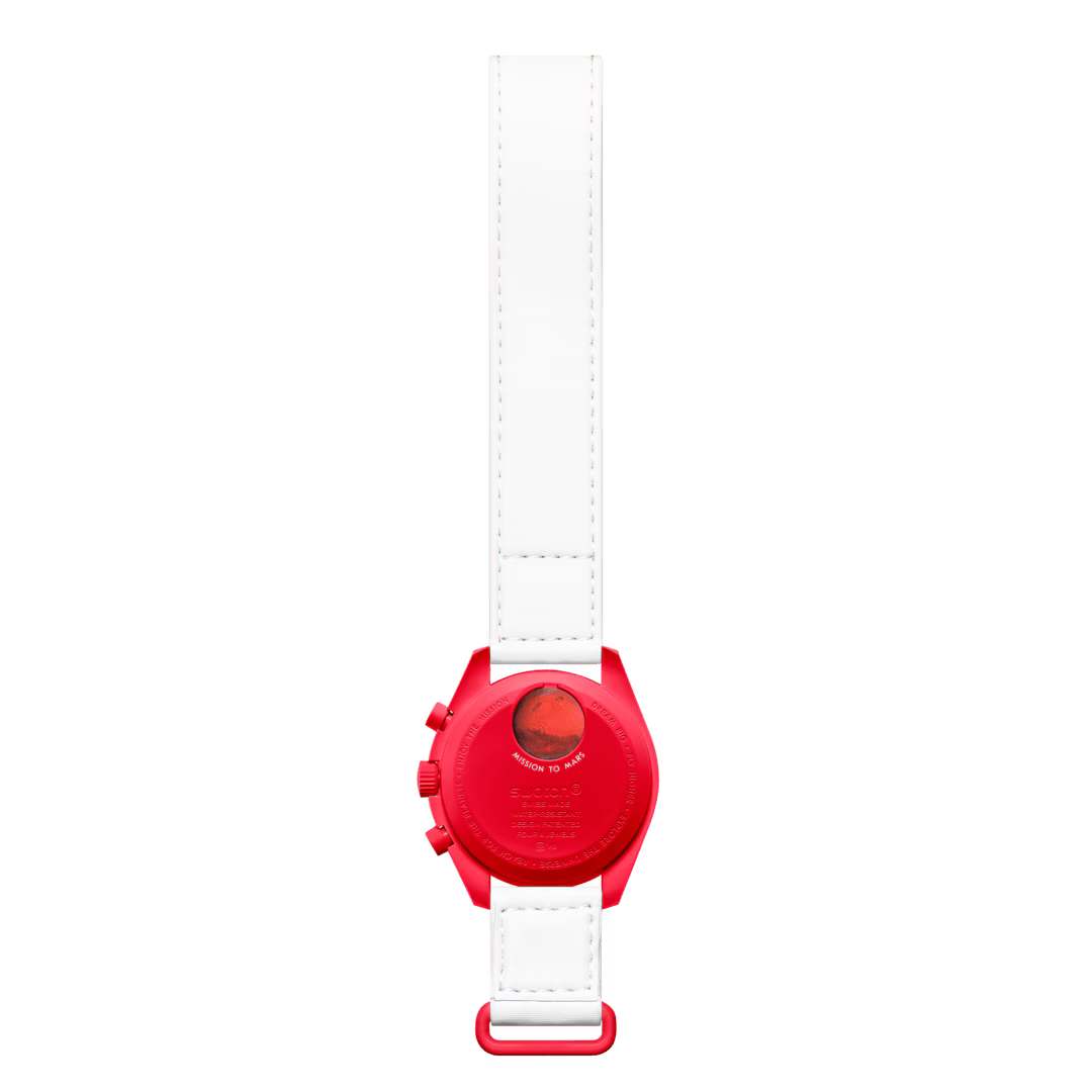 Swatch x Omega MoonSwatch Mission to Mars SO33R100 – Cronografo quarzo Bioceramic 42mm rosso/bianco