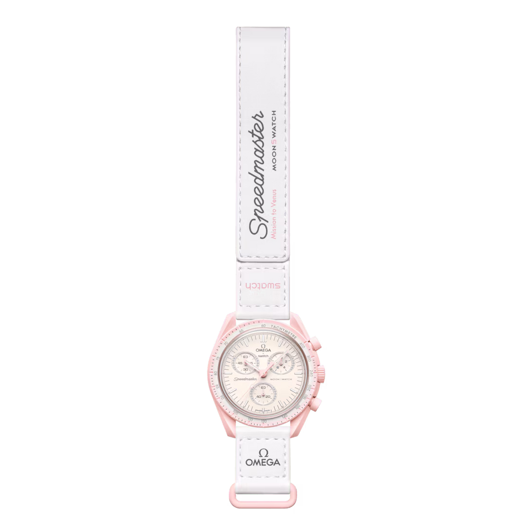 Swatch x Omega MoonSwatch Mission to Venus – Movimento Quarzo, Rosa Pastello, 42mm – Cod. SO33P100