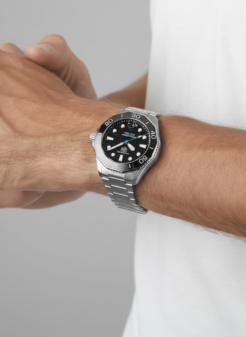 TAG Heuer Aquaracer Professional 300 Date Automatico Swiss Made Nero 42 mm – WBP5110.BA0013