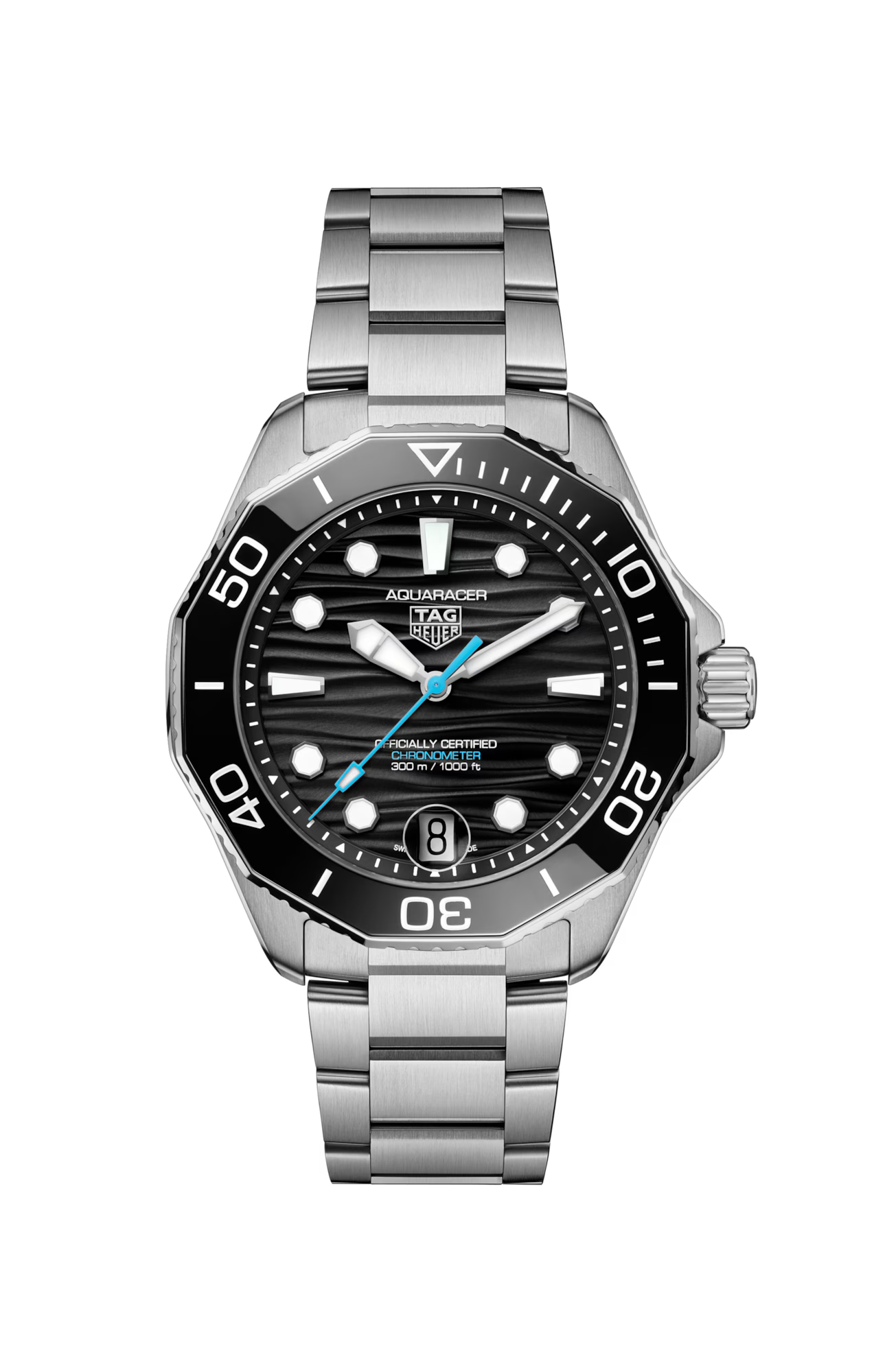 TAG Heuer Aquaracer Professional 300 Date Automatico Swiss Made Nero 42 mm – WBP5110.BA0013